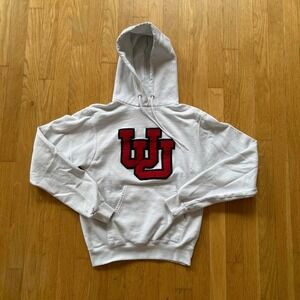 University of Utah White Champion Hoodie